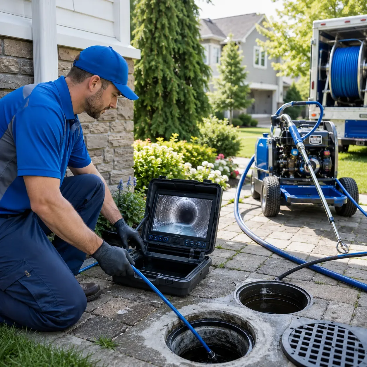 Outdoor drain cleaning professionals serving Prescott, MI